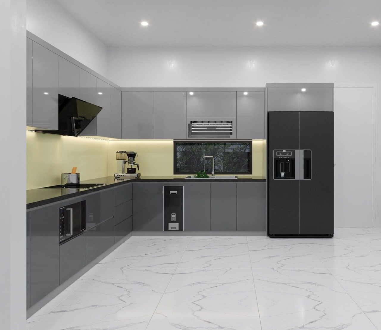 Tủ Bếp Nhựa Cao Cấp 12